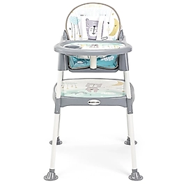 SAFELİNE POCKET ÇALIŞMA MASALI PEDLİ MAMA SANDALYESİ  ( GRİ)