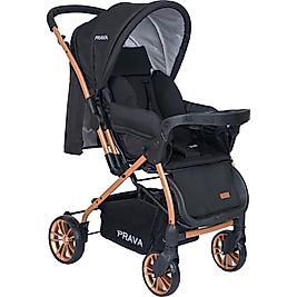 PRAVA DREAM ÇİFT YÖNLÜ BEBEK ARABA (GOLD KASA-SİYAH)