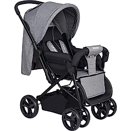 PRAVA P06 ÇİFT YÖN BEBEK ARABASI (GRİ) - ŞIK VE KULLANIŞLI TASARIM