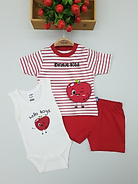 NAZAR YENGEÇ BASKILI BEBEK TAKIM 3-12 AY