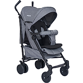 PRAVA LÜX ALÜMİNYUM BASTON BEBEK ARABASI (GRİ) - HAFİF VE DAYANIKLI TASARIM