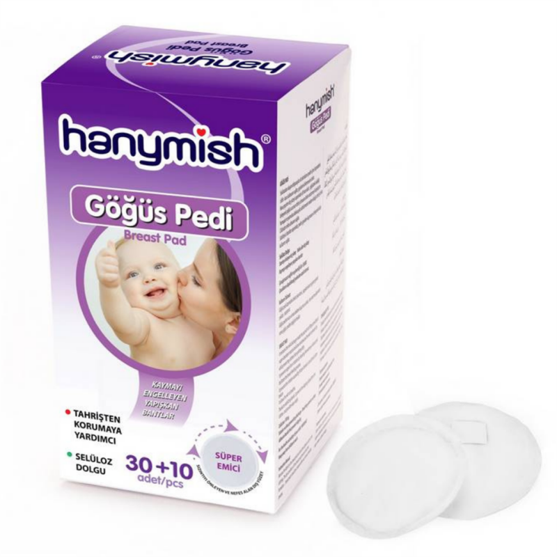 HANYMISH GÖĞÜS PEDİ 30+10 LU