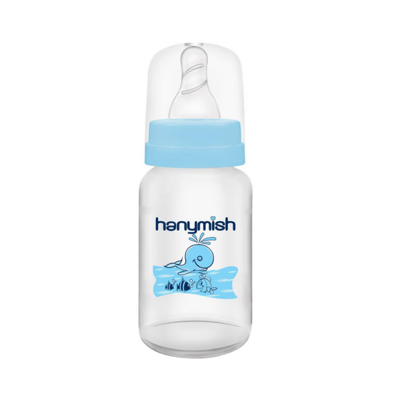 HANYMISH KÜÇÜK PP BİBERON 125 ML ( MAVİ) 0-6 AY