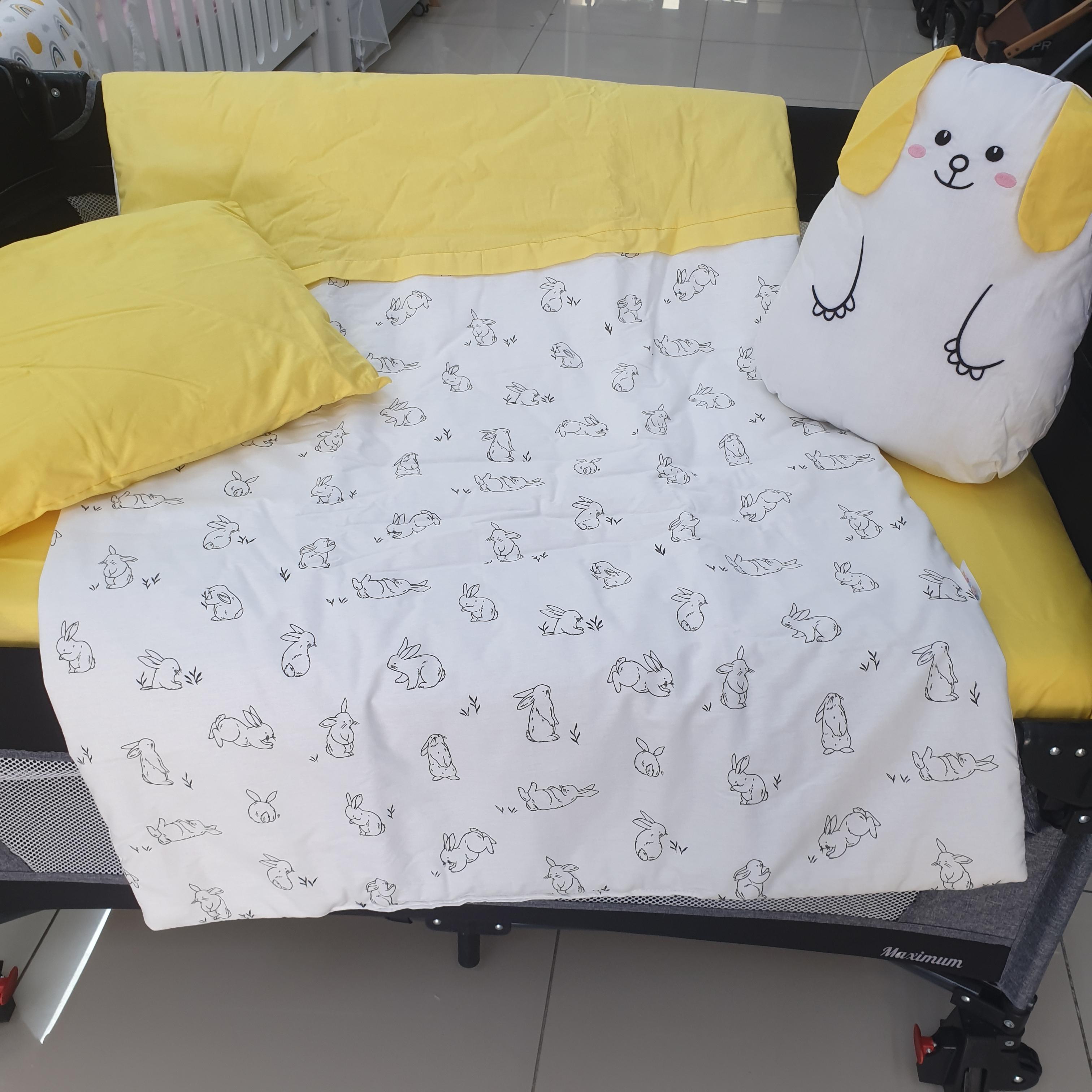 TAVŞAN MODEL LÜX 5 PARÇA PARK YATAK UYKU SETİ